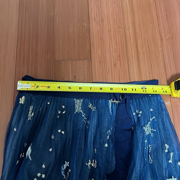 Glamorous Constellation Star Embroidered Mesh Skirt - Picture 4 of 4